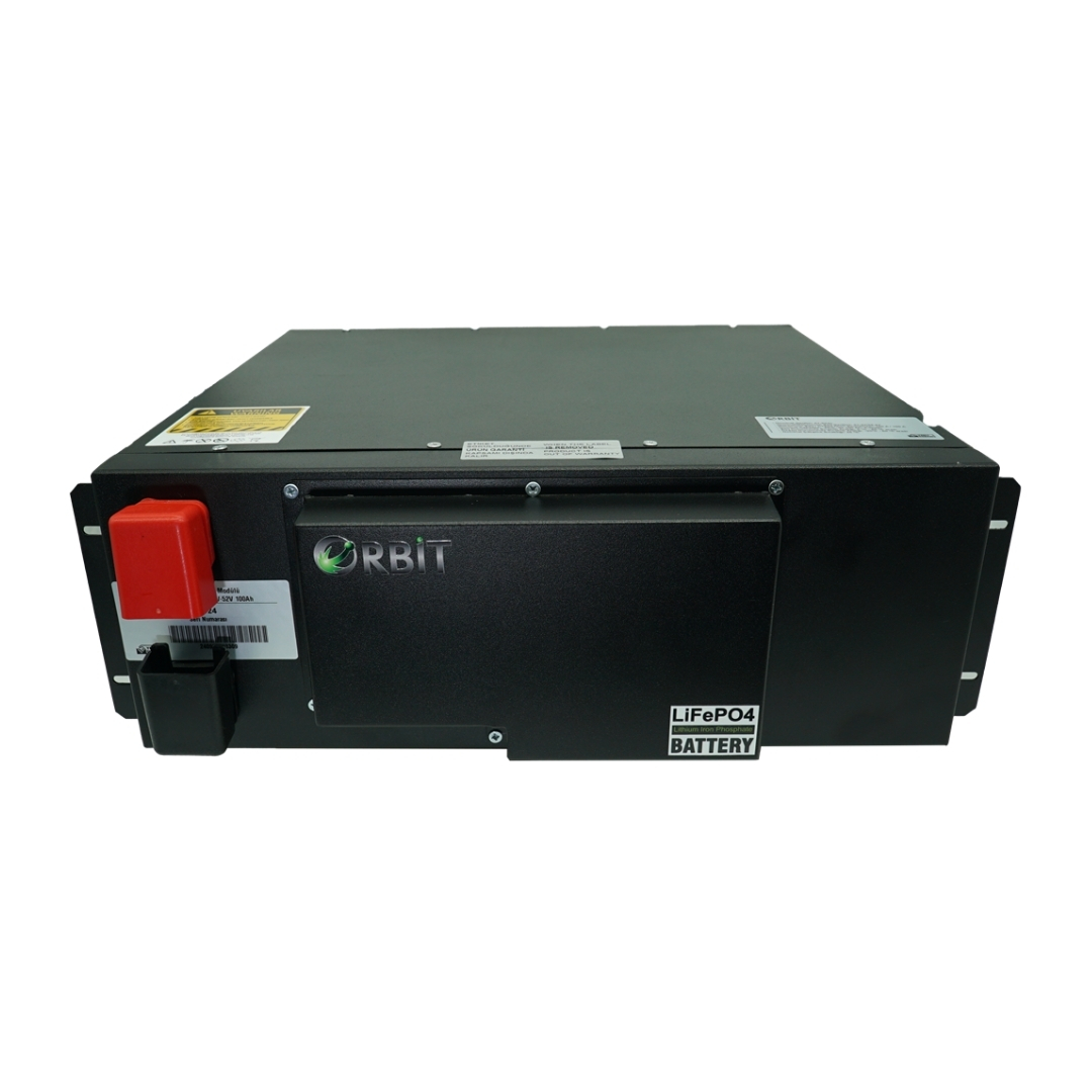 Orbit 51.2 V 100 Ah Lifepo4 Akü-High Voltage-Metal Kasa