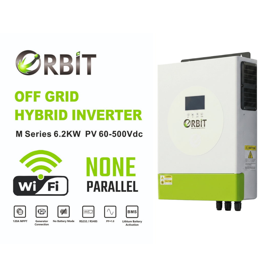 ORBİT 6.2 KW TAM SİNÜS OFFGRİD İNVERTER-NON PARALLEL - Orbit Depo