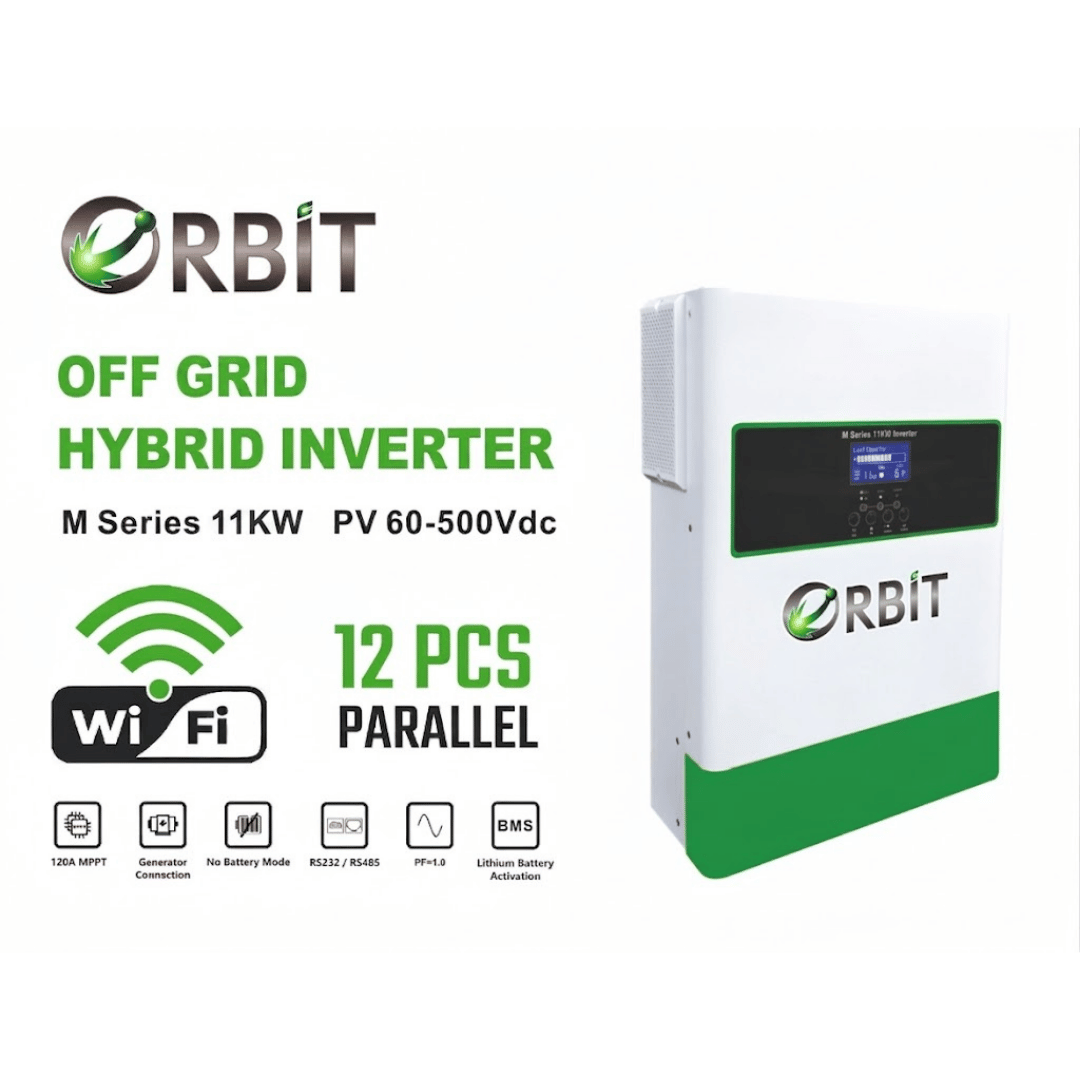 ORBİT 11 KW TAM SİNÜS OFFGRİD İNVERTER-12 PCS PARALLEL - Görsel 2